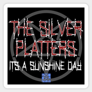 The Silver Platters inverted pentagram logo Sticker